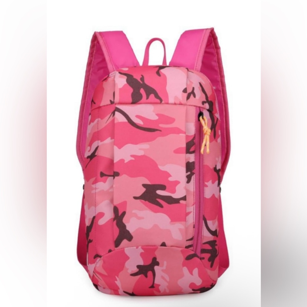 NWT No Label Pink Camouflage Hiking Backpack